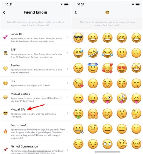 what does the happy face mean on snapchat|snapchat emojis next to contacts.